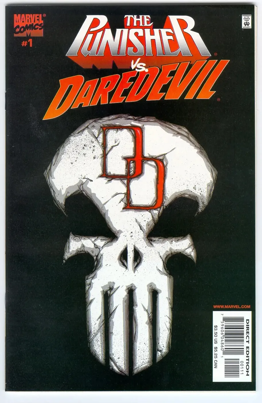 Cover of Punisher vs. Daredevil #1