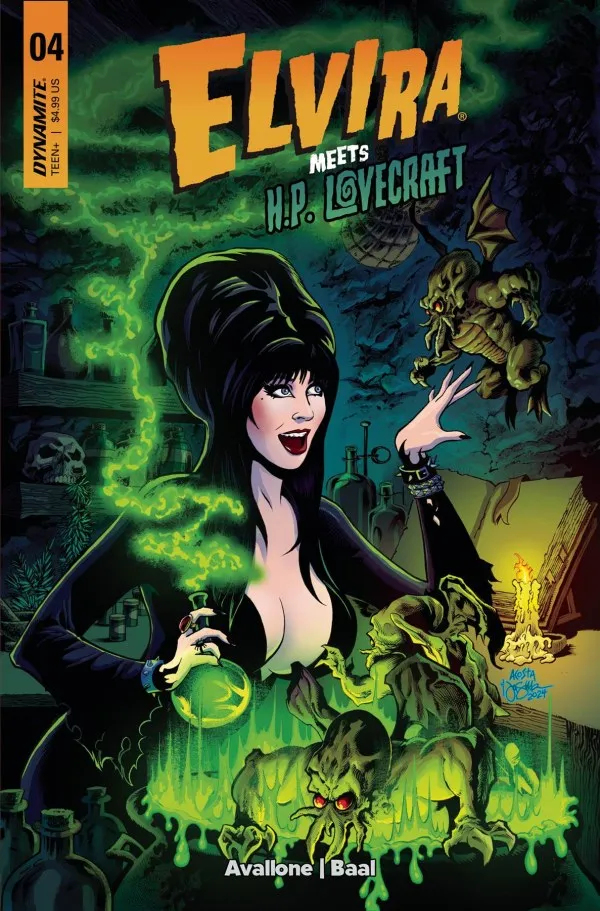 Cover of Elvira Meets H.P. Lovecraft #4