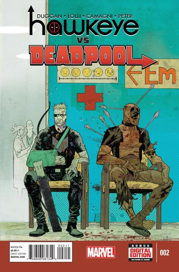 Cover of Hawkeye vs. Deadpool #2