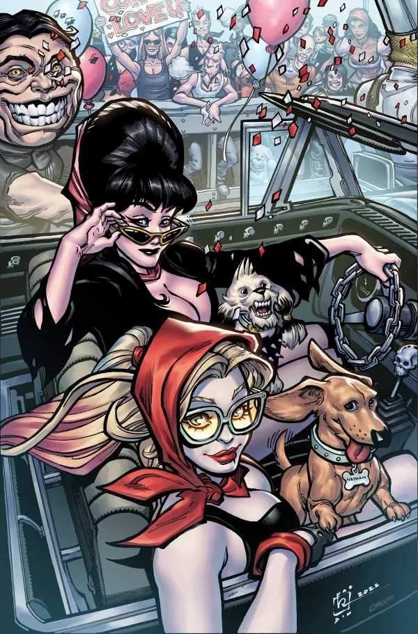 Cover of Harley Quinn x Elvira #6