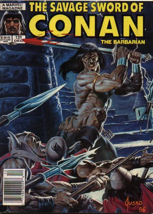 Cover of The Savage Sword of Conan #131