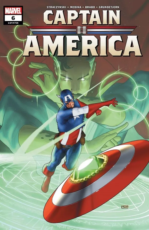 Cover of Captain America #6 (756)