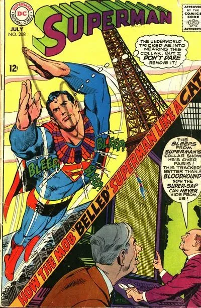 Cover of Superman #208