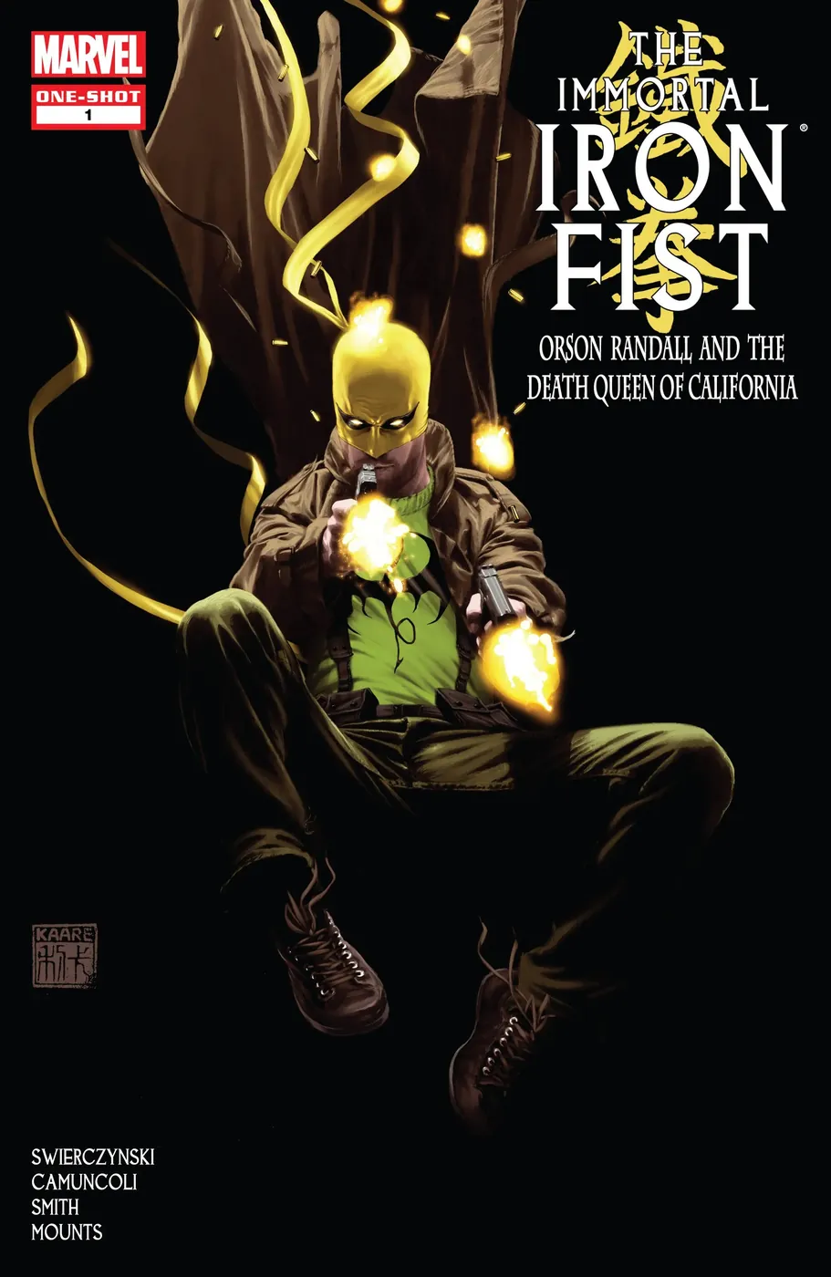 Cover of The Immortal Iron Fist: Orson Randall and the Death Queen of California #1
