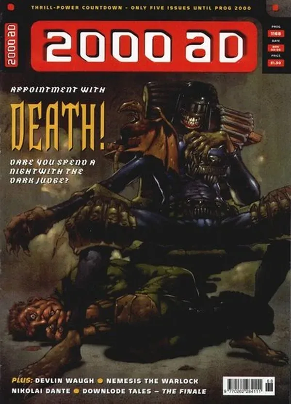 Cover of 2000 AD #1168