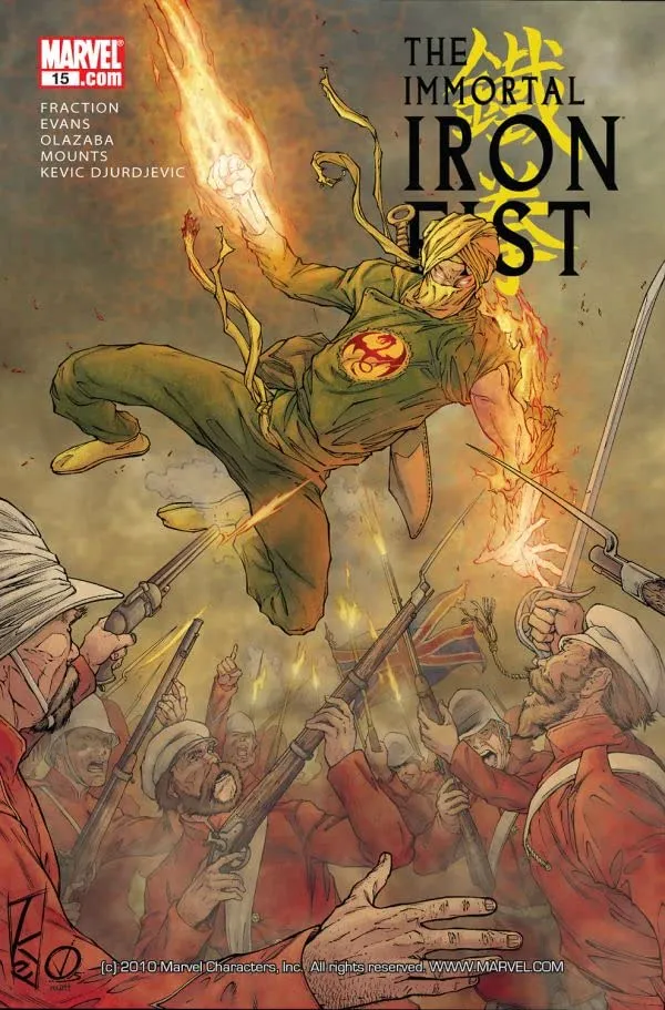 Cover of The Immortal Iron Fist #15