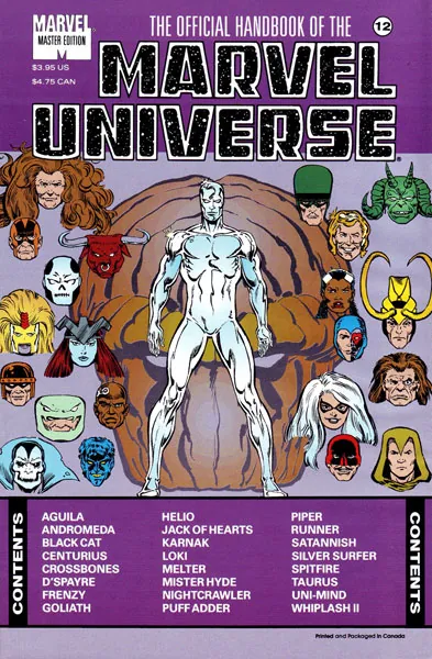 Cover of The Official Handbook of the Marvel Universe: Master Edition #12