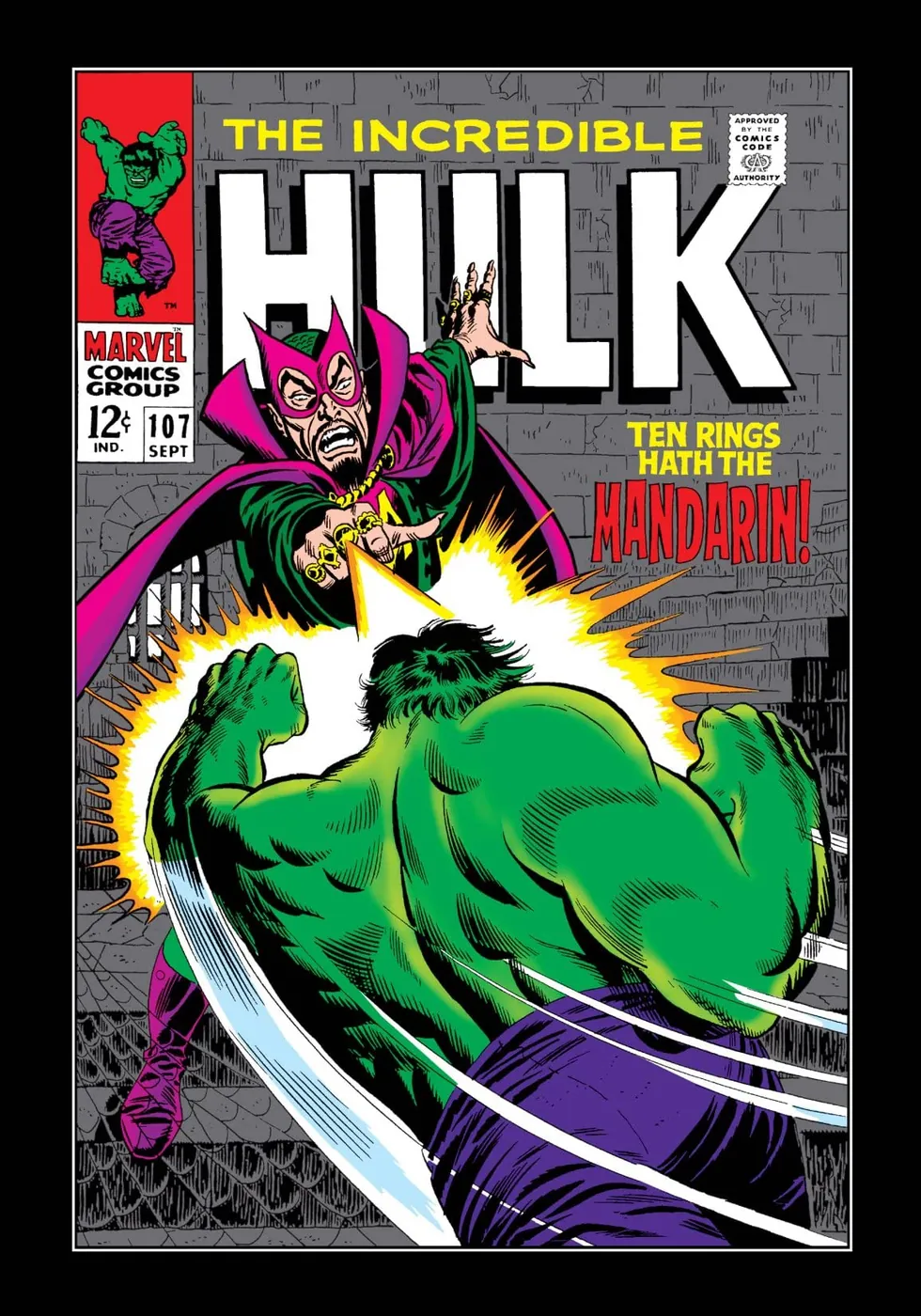 Cover of The Incredible Hulk #107