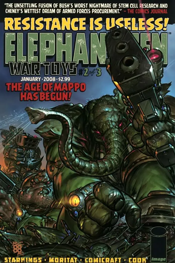 Cover of Elephantmen: War Toys #2