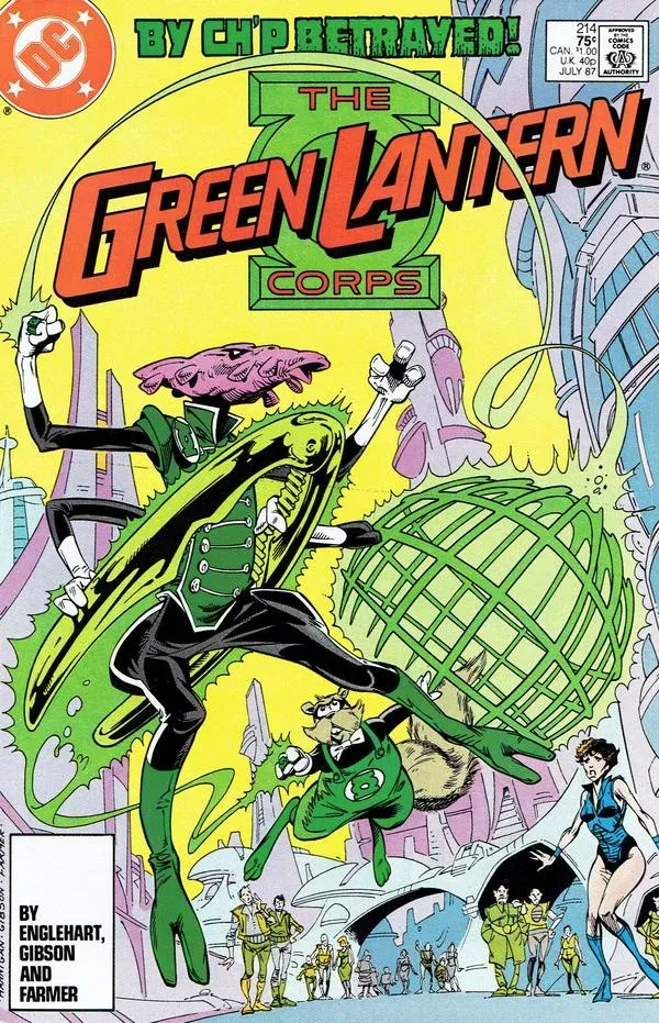 Cover of The Green Lantern Corps #214