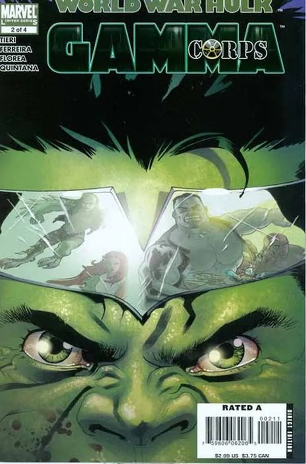 Cover of World War Hulk: Gamma Corps #2