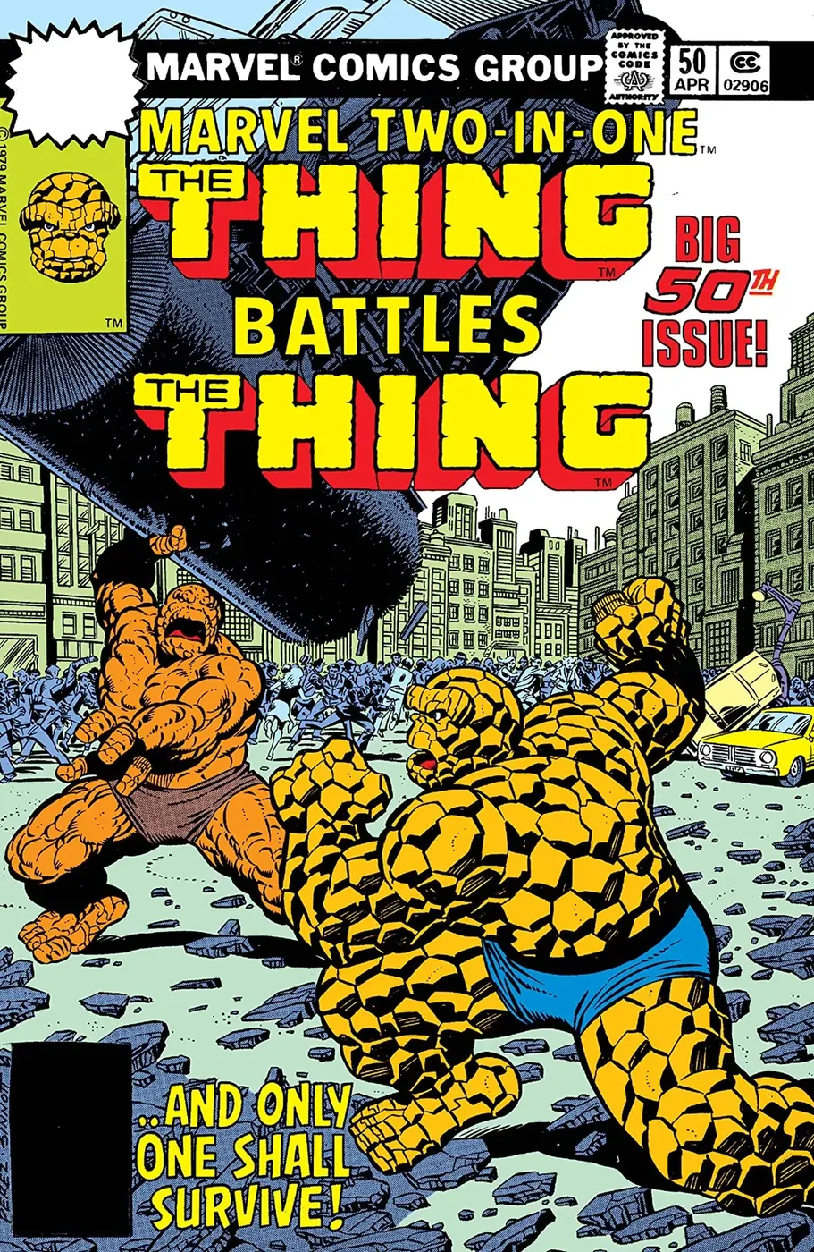 Cover of Marvel Two-in-One #50