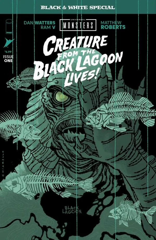 Cover of Universal Monsters: Creature from the Black Lagoon Lives! Black & White Special #1