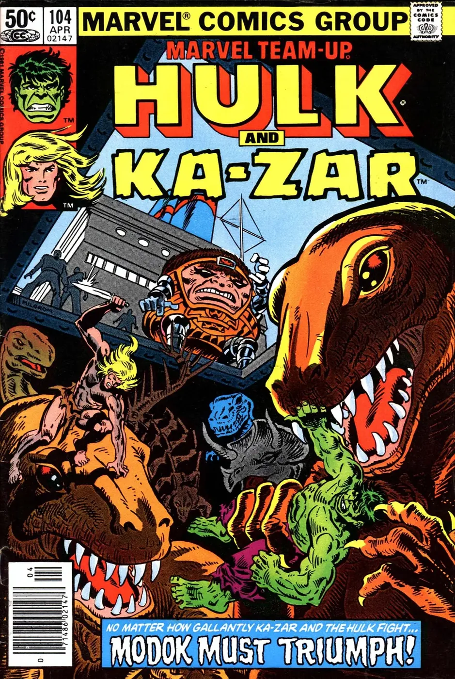 Cover of Marvel Team-Up #104