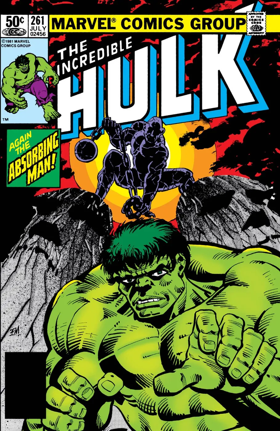 Cover of The Incredible Hulk #261