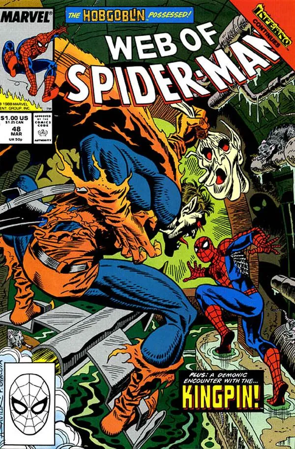 Cover of Web of Spider-Man #48