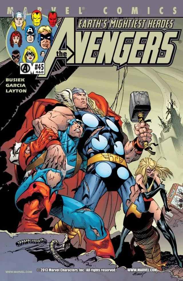 Cover of Avengers #45 (460)