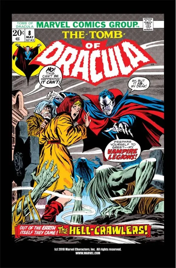 Cover of Tomb of Dracula #8
