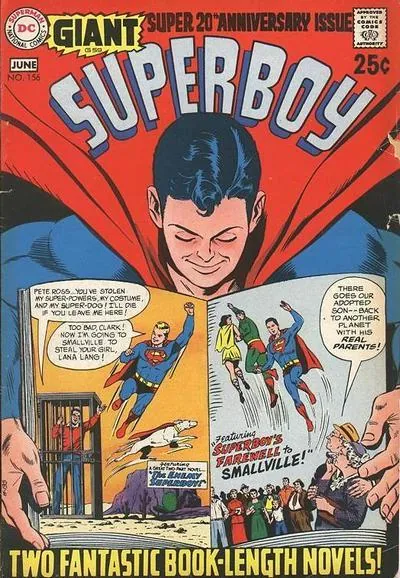 Cover of Superboy #156