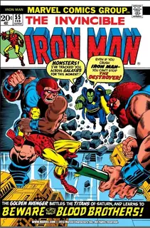 Cover of Iron Man #55