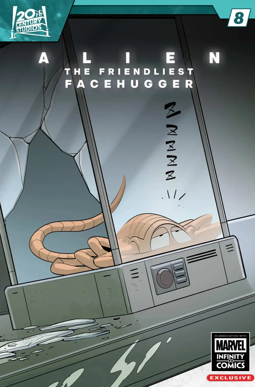 Cover of Alien: The Friendliest Facehugger Infinity Comic #8