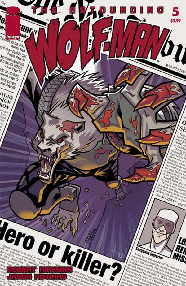 Cover of The Astounding Wolf-Man #5