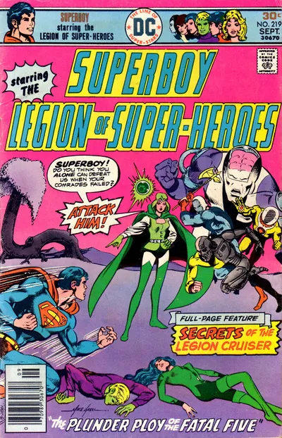 Cover of Superboy #219