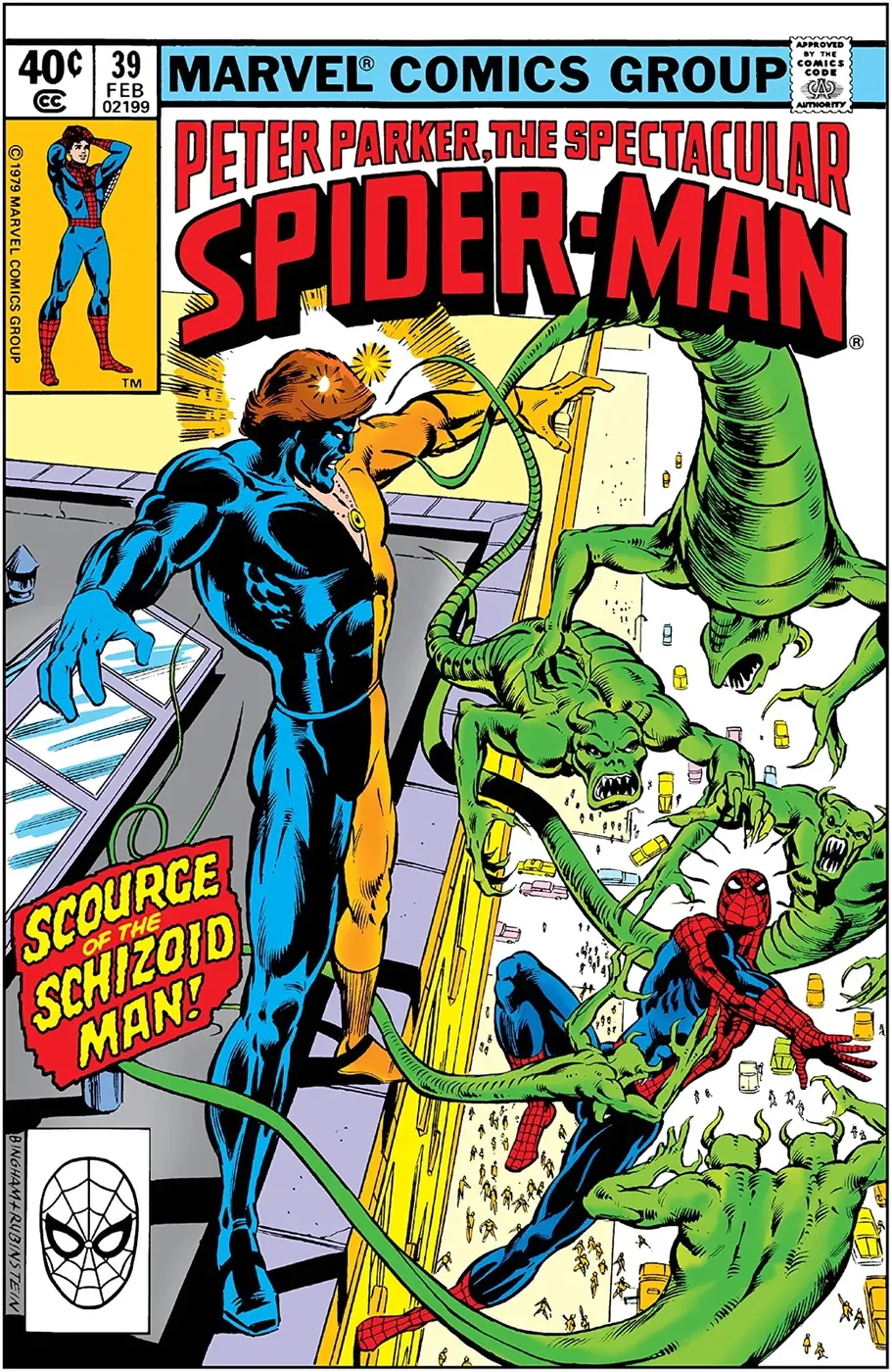 Cover of The Spectacular Spider-Man #39