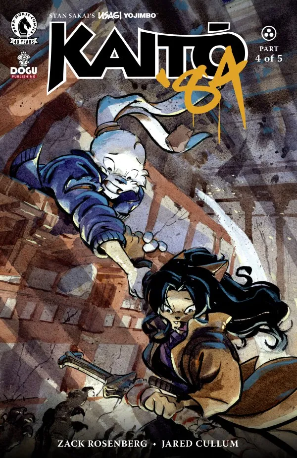 Cover of Usagi Yojimbo: Kaitō '84 #4