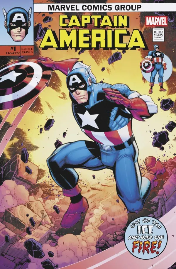 Cover of Captain America #1 (772)
