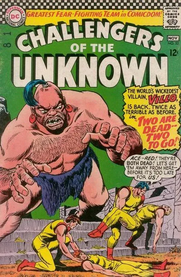 Cover of Challengers of the Unknown #52
