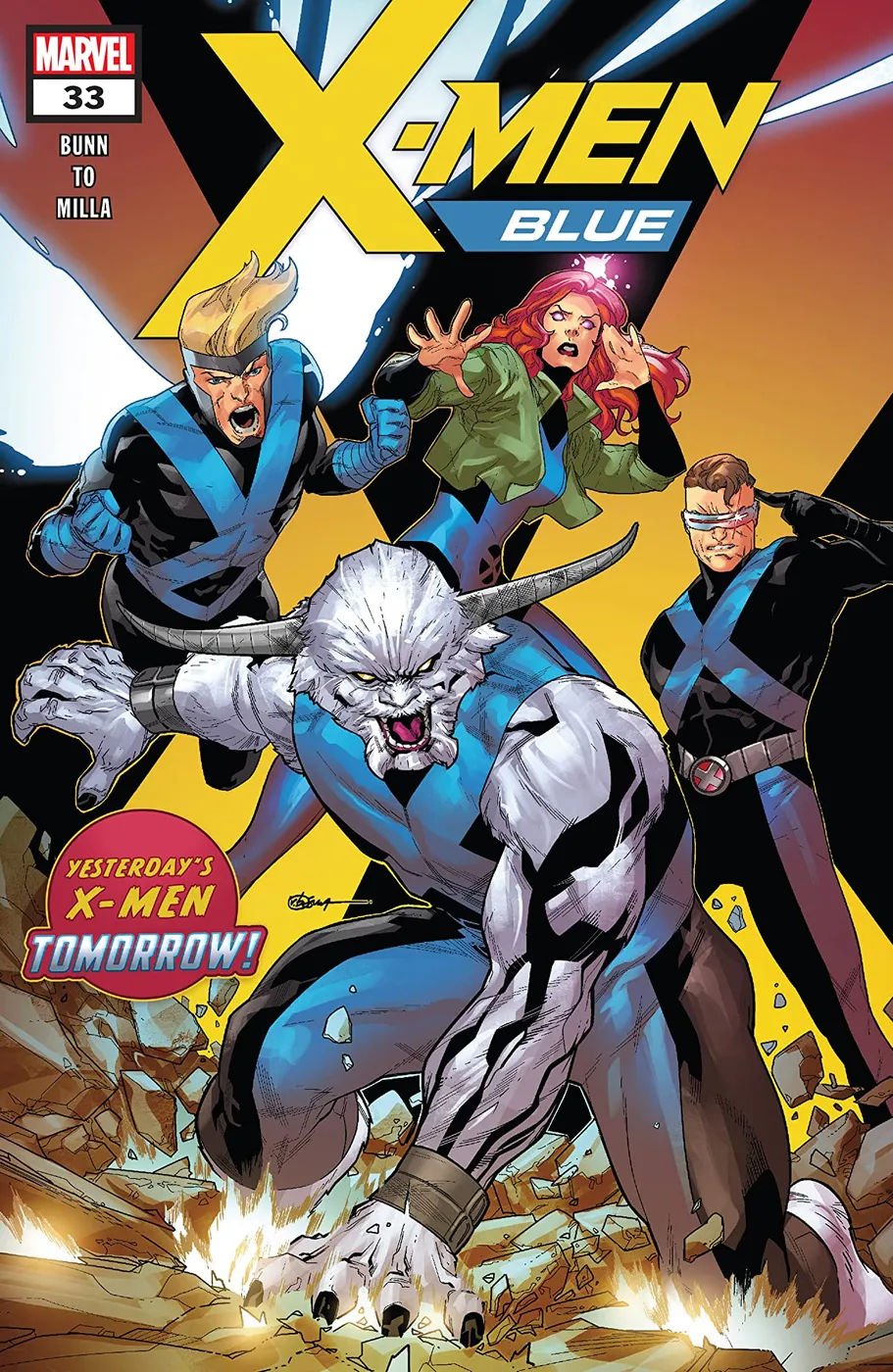 Cover of X-Men: Blue #33