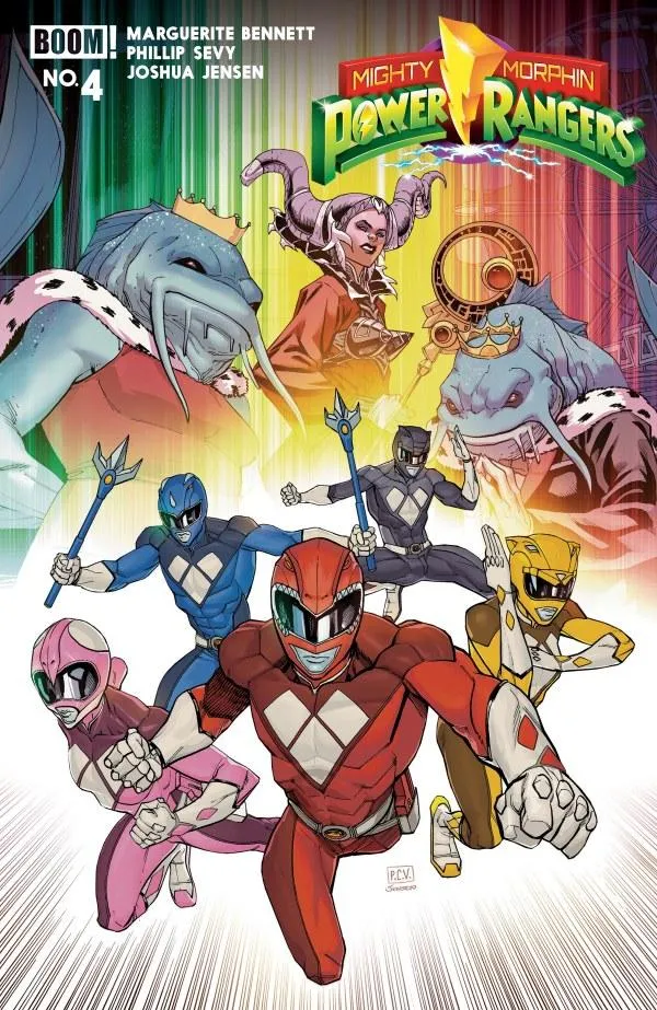 Cover of Mighty Morphin Power Rangers #4