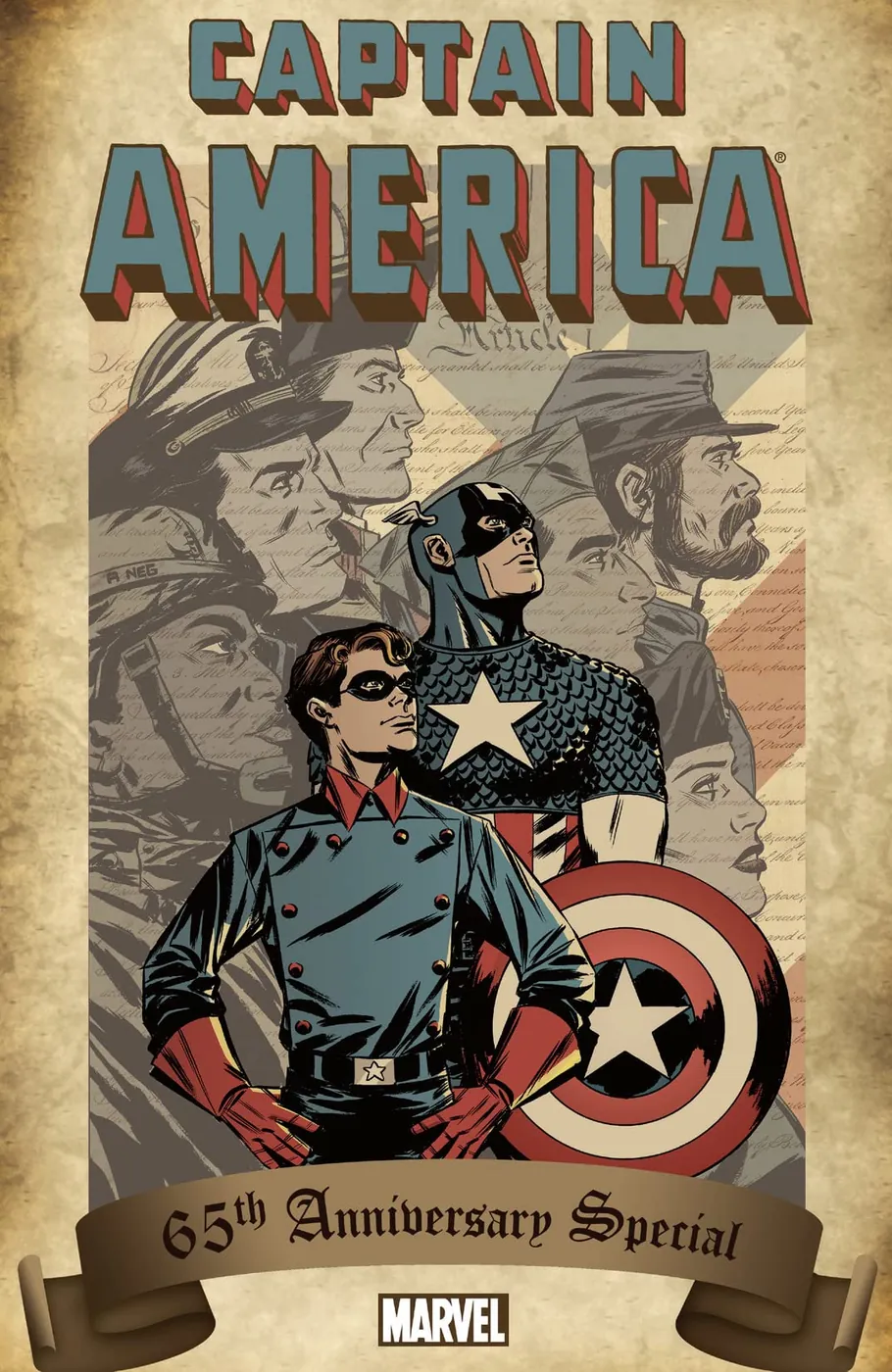 Cover of Captain America 65th Anniversary Special #1