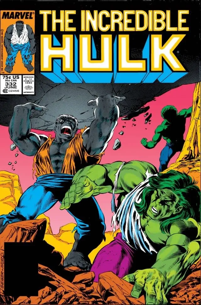 Cover of The Incredible Hulk #332