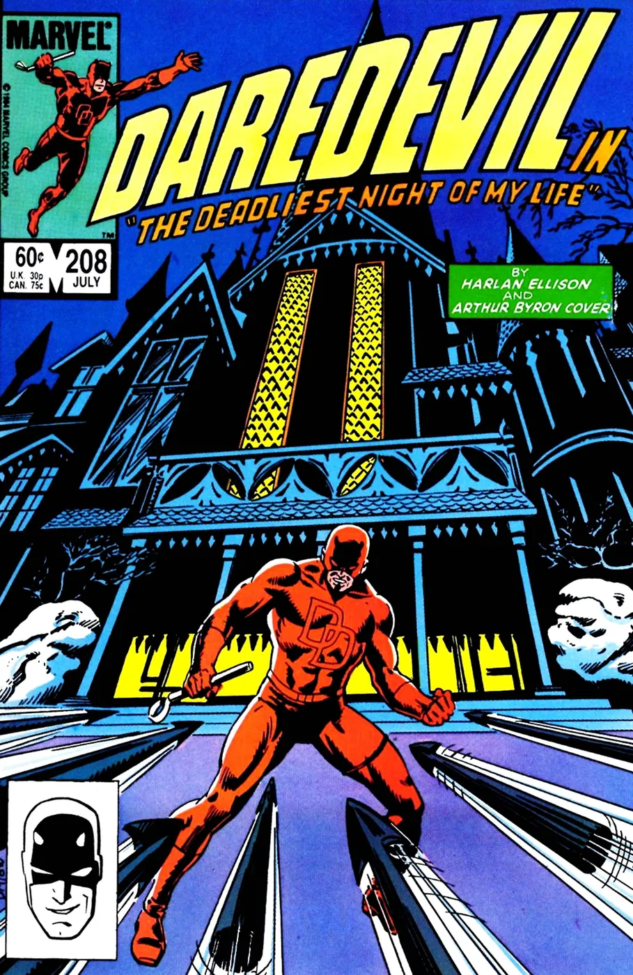 Cover of Daredevil #208