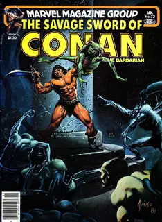 Cover of The Savage Sword of Conan #72