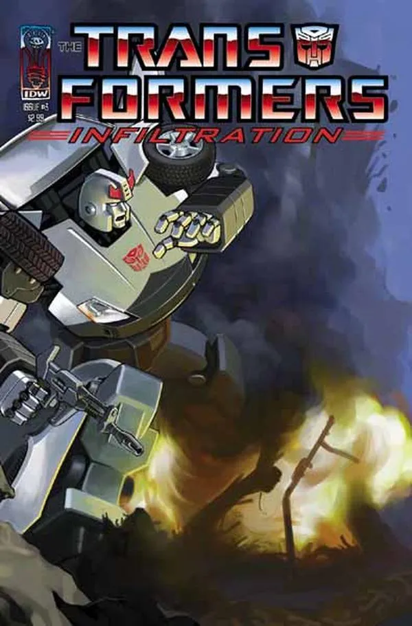 Cover of The Transformers: Infiltration #3