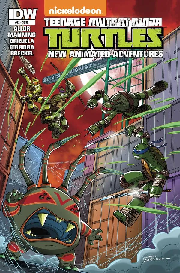 Cover of Teenage Mutant Ninja Turtles New Animated Adventures #22