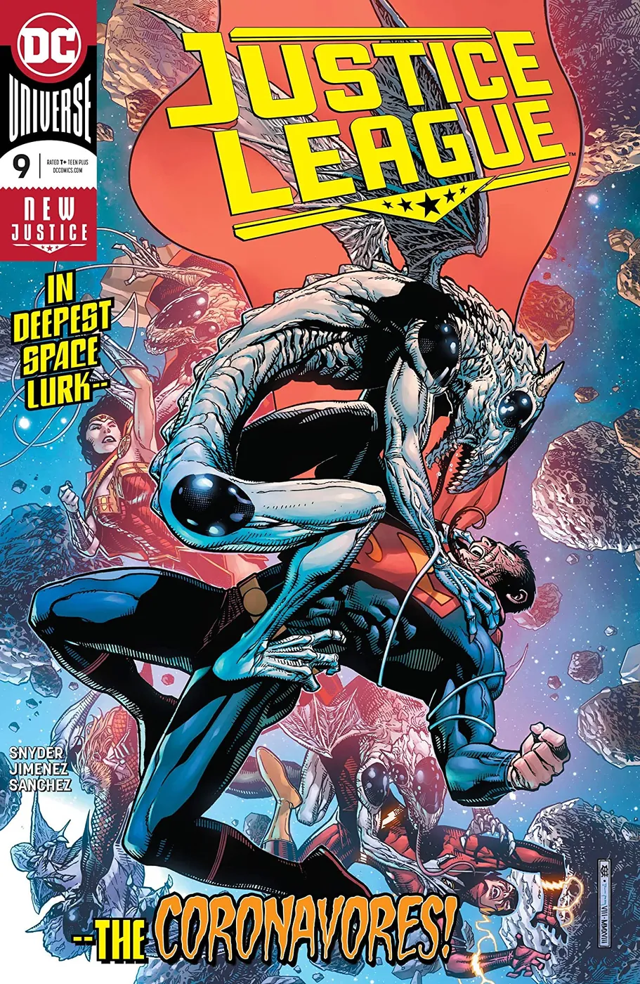 Cover of Justice League #9