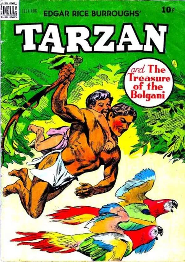 Cover of Edgar Rice Burroughs' Tarzan #10