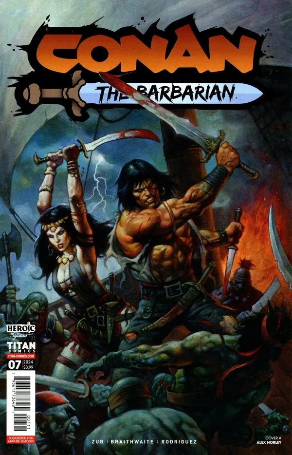 Cover of Conan: The Barbarian #7