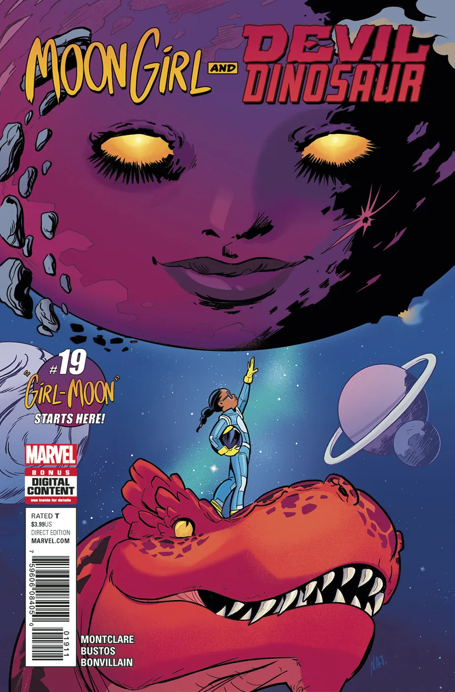 Cover of Moon Girl and Devil Dinosaur #19