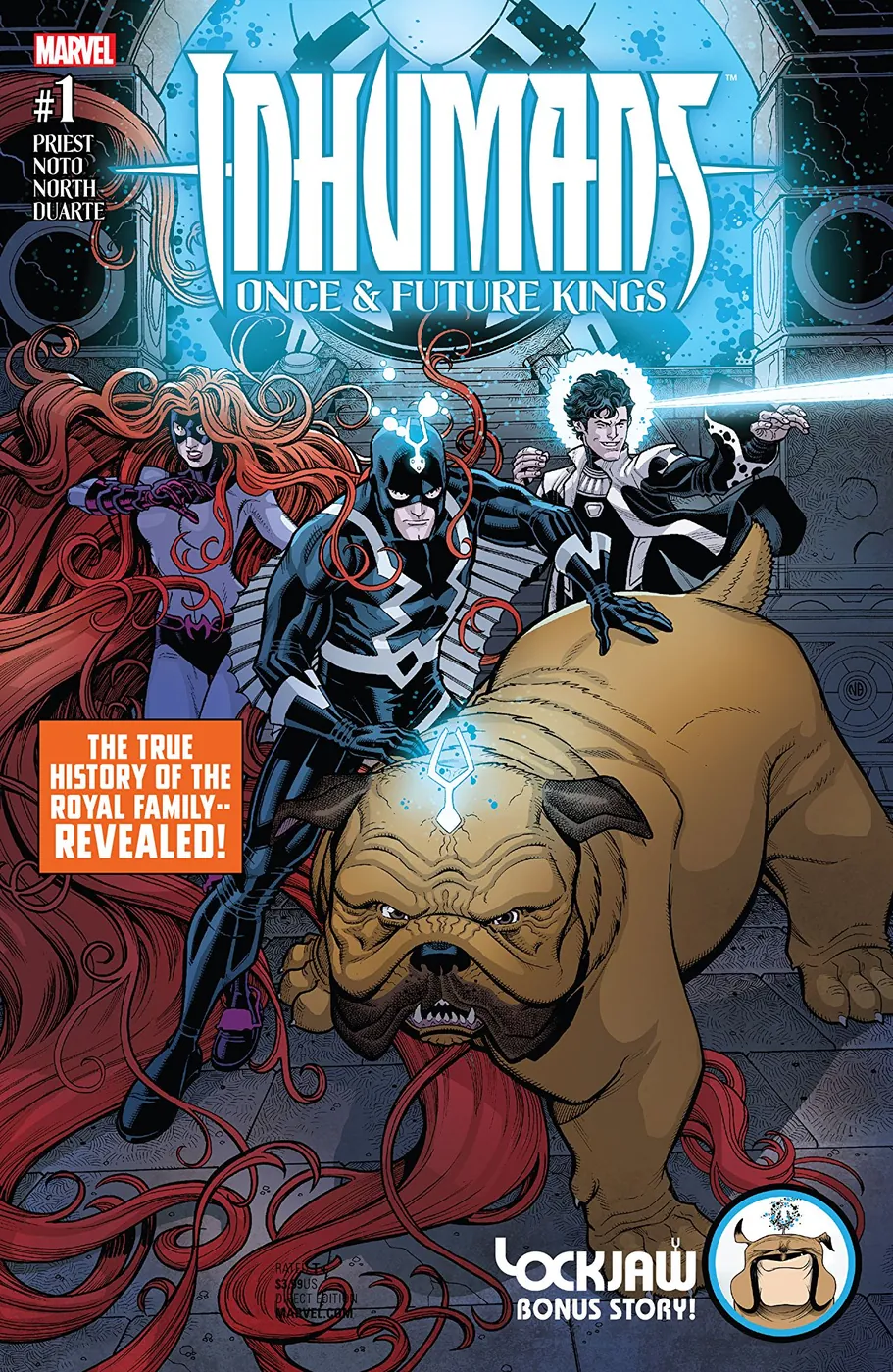 Cover of Inhumans: Once and Future Kings #1