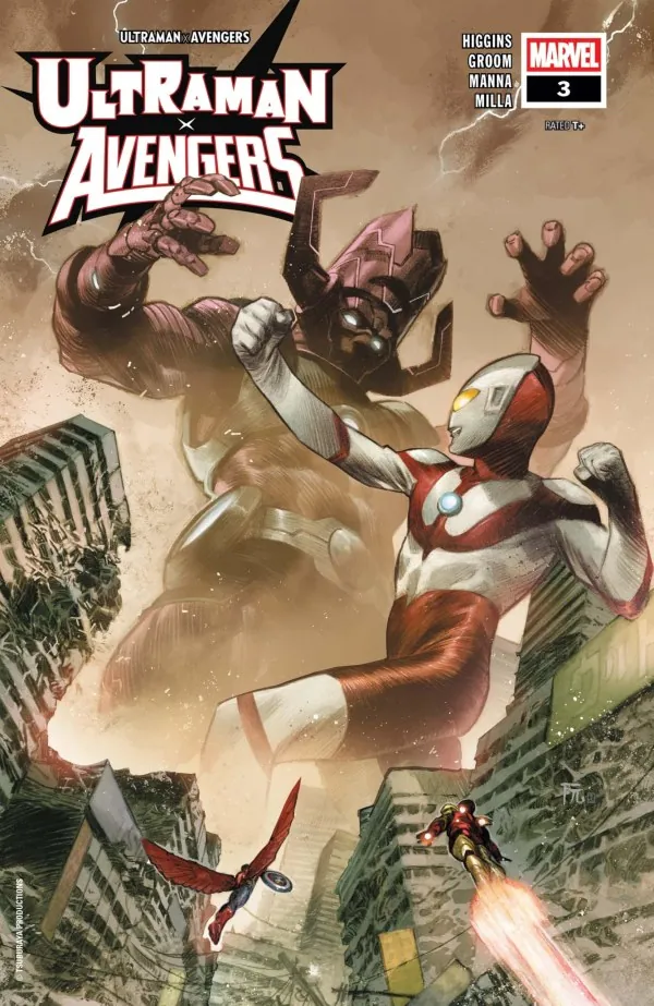 Cover of Ultraman x the Avengers #3