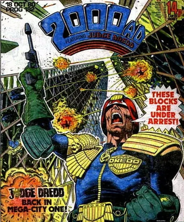 Cover of 2000 AD #182