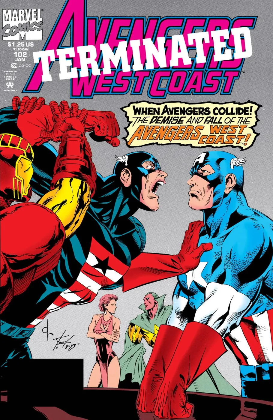 Cover of Avengers West Coast #102