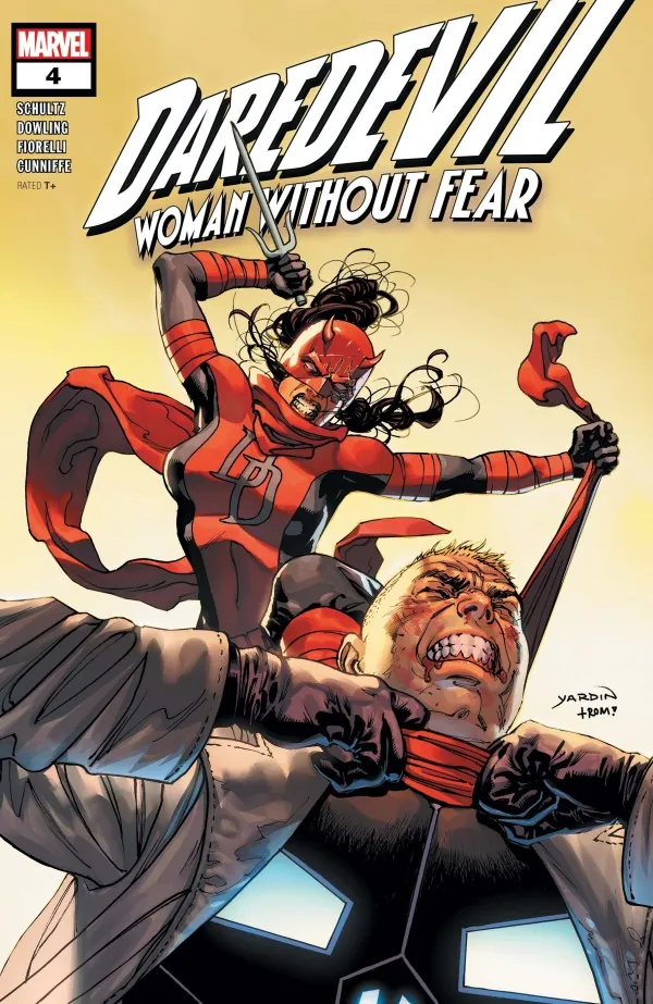 Cover of Daredevil: Woman Without Fear #4