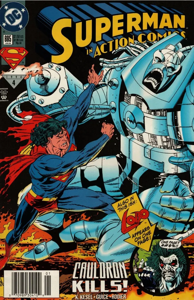 Cover of Action Comics #695