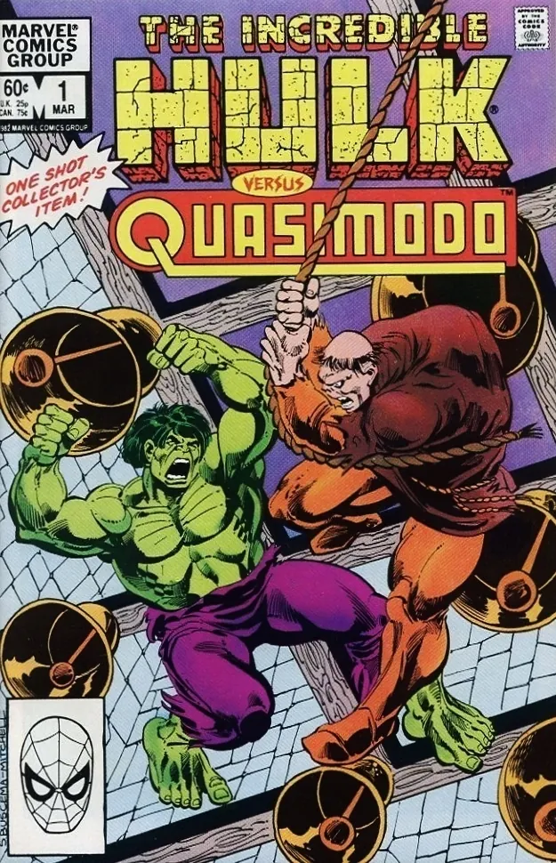 Cover of The Incredible Hulk Versus Quasimodo #1